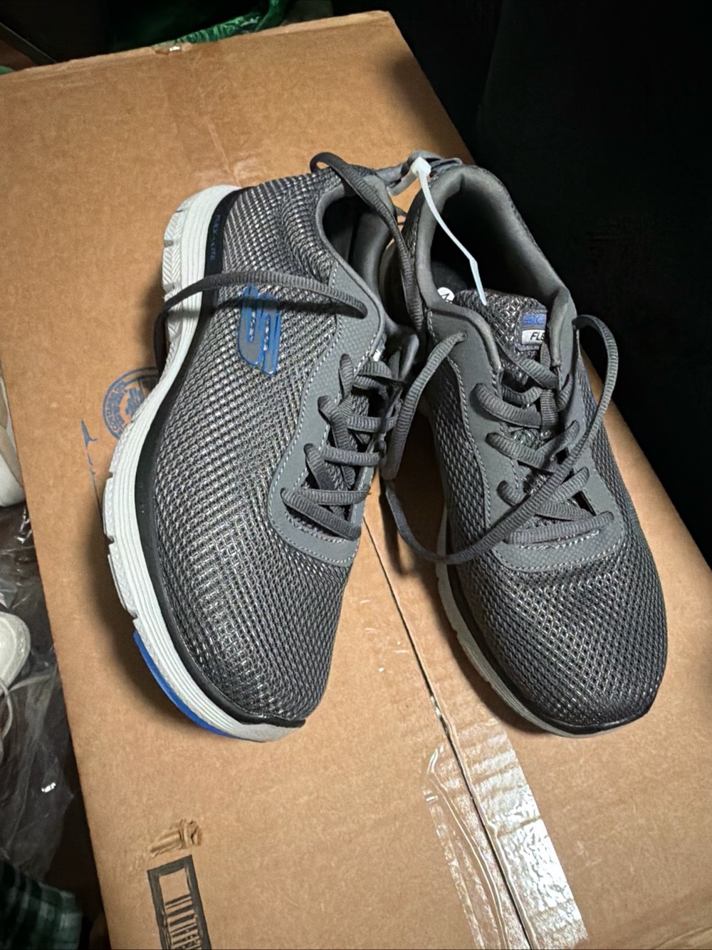 Skechers Mens Flex Advantage 4.0 Blue Running Shoes Sneakers Lightweight Sz 8